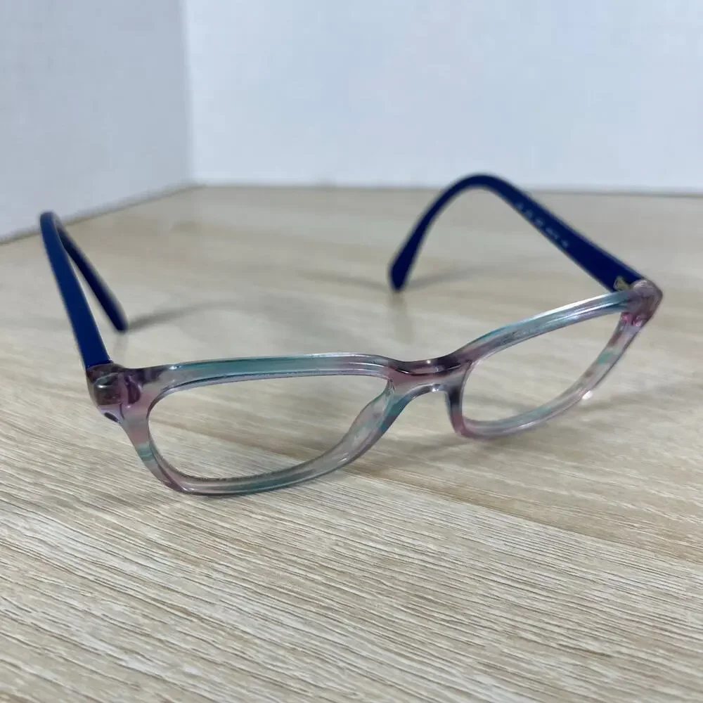 Ray-Ban RB1591 3807 Kids Eyeglasses Blue Clear Frames Only 48-16-130